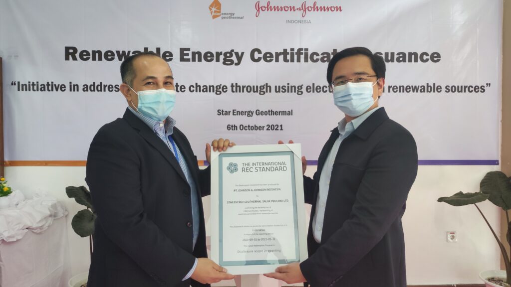 PT Johnson & Johnson Indonesia collaborates with Star Energy Geothermal in achieving 100% electricity from renewable sources